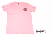 Street-Line T-Shirt "Ehrenkodex77", rosa-schwarz, hochwertiger Siebdruck Pitbull